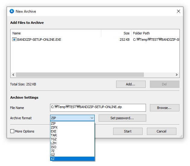 bandizip error not supported file format bandizip error not supported file format